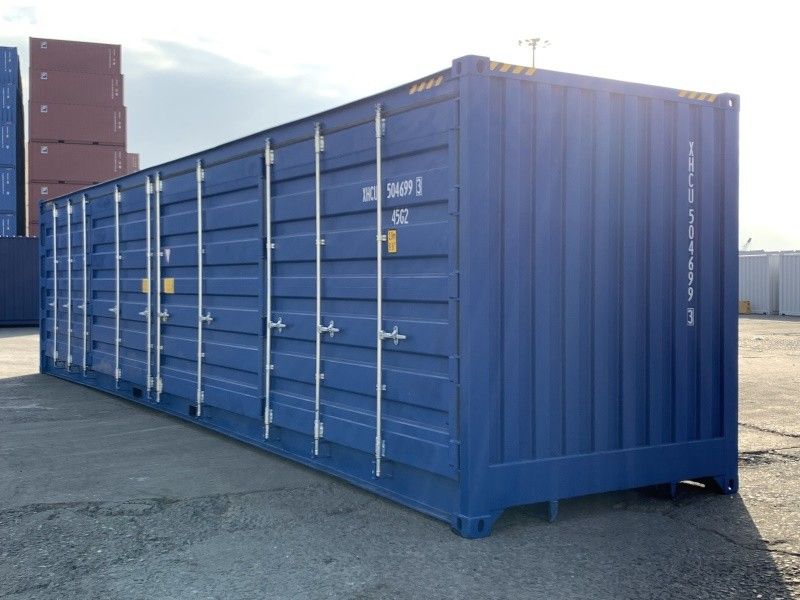 40-Fuß-Seecontainer mit seitlicher Öffnung